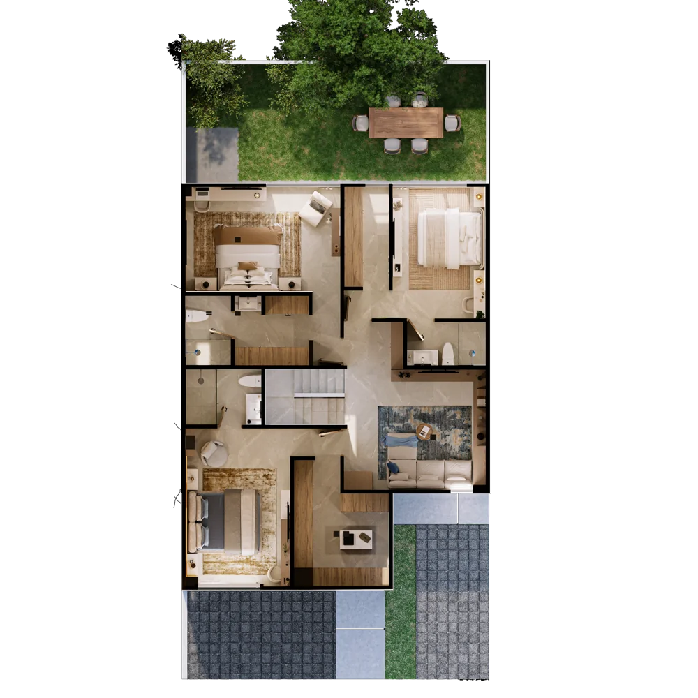 Casa Onix — Planta Alta